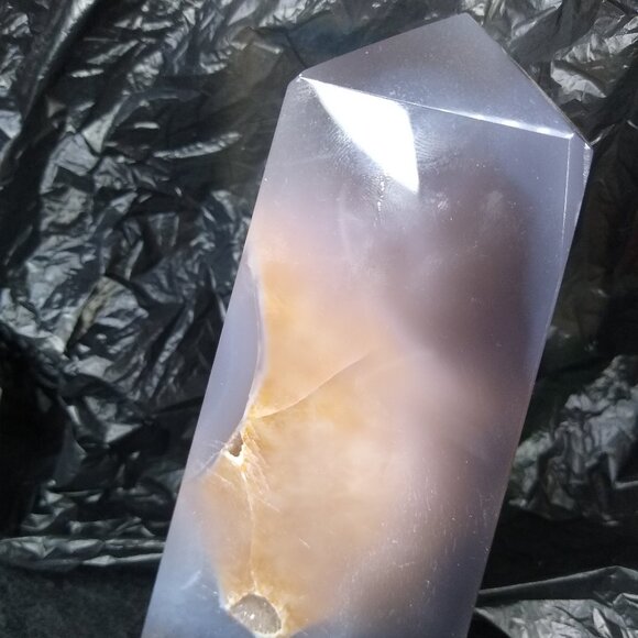 Druzy Agate Crystal 5.5in. - Picture 3 of 4